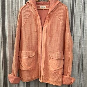 Oli & Hali waffle zip up